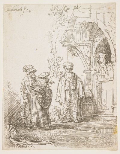 Giacobbe e Labano, 1641 da Rembrandt van Rijn